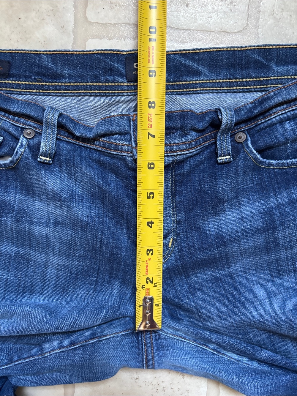 Citizens of Humanity Ingrid 002 Low Waist Flare Distressed Jeans Size 32 USA - Picture 5 of 10